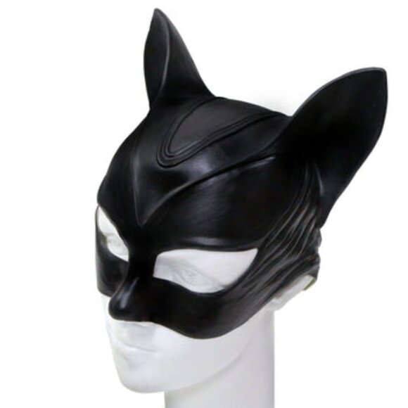Cat Woman Face Latex Mask Cosplay Batman Catwoman Costume Props Halloween - Picture 4 of 5